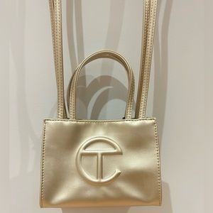 Telfar Mini Gold Purse